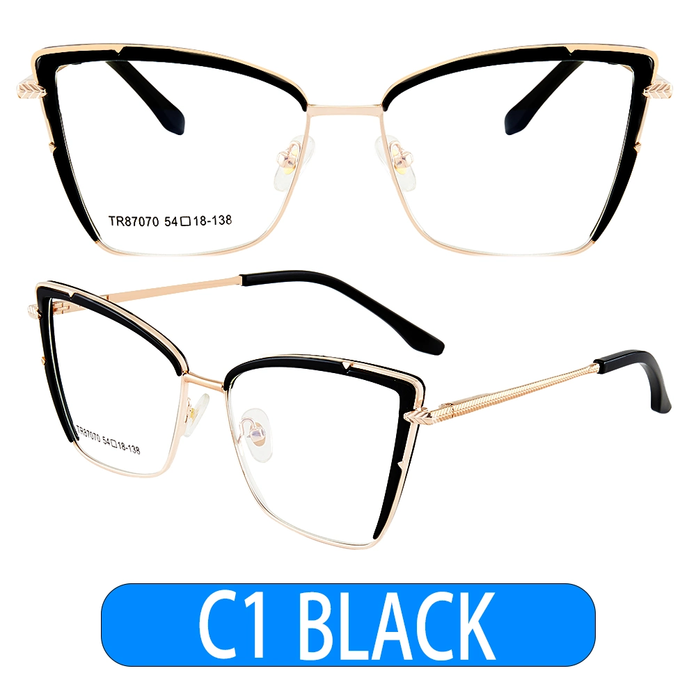 Custom Logo Fashion Computer Anti Blue Light Blocking Brille Optisch Brillenbrillen für Männer Damen Unisex