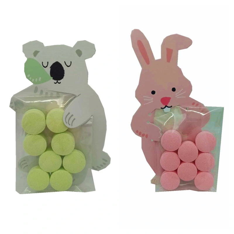 Children's Cartoon Bath Explosive Bath Salt Tablets Moisturizing Clean Bath Effervescent Tablets Foot Bath Feet Gel Beads Soap Tablets