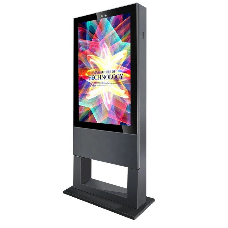 43 55 65inch Outdoor IP65 LCD Display 2500nits Waterproof Anti-Fog 4G Android System High Brightness Outdoor LCD Digital Signage