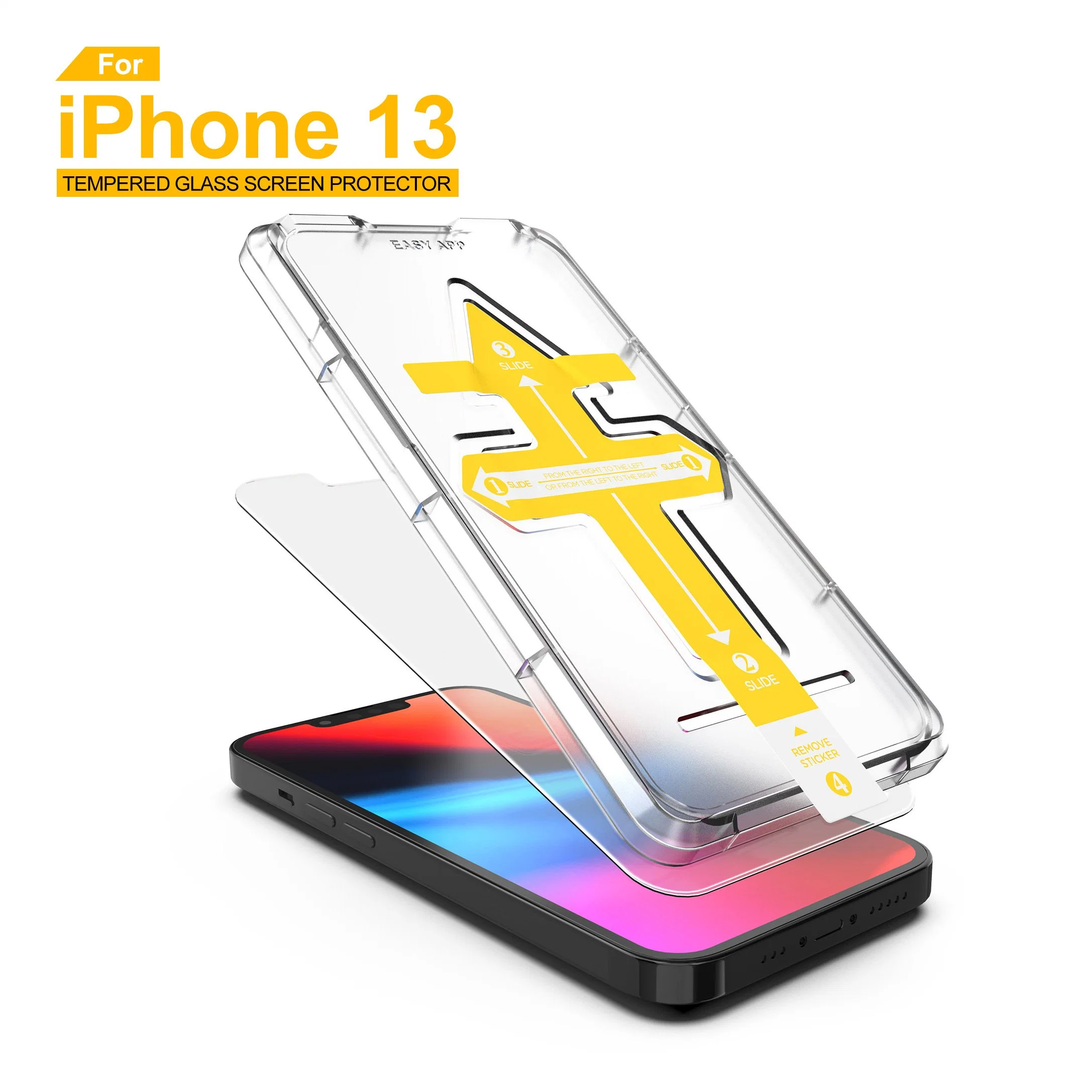 for iPhone 13 12 11 PRO Max Mini Se X Xs Xr 8 7 6s 6 Plus Screen Protector Premium Phone Tempered Glass Protective Film