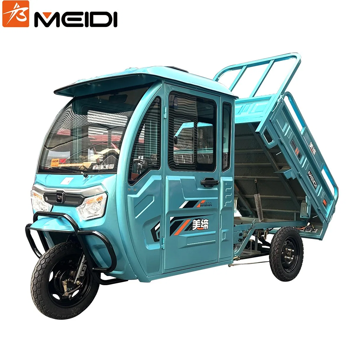 Meidi 2023 Nouveau moteur électrique 800 W 1 000 W à cabine fermée Cargo Tricycle