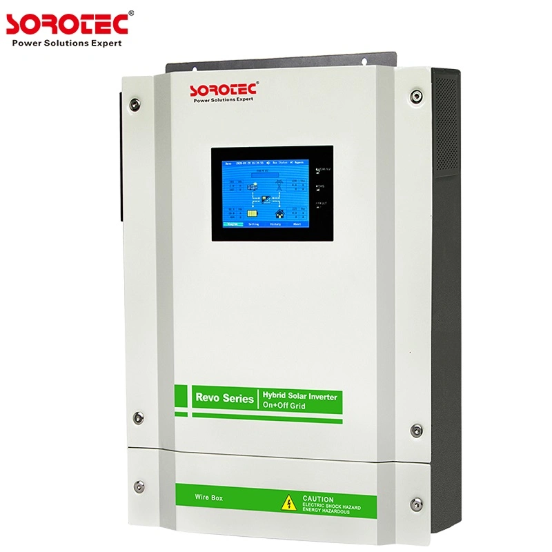 Sorotec 120-450VDC MPPT Serie 3kw 5,5kW On/of Grid Hybrid Solar Wechselrichter mit Touchscreen