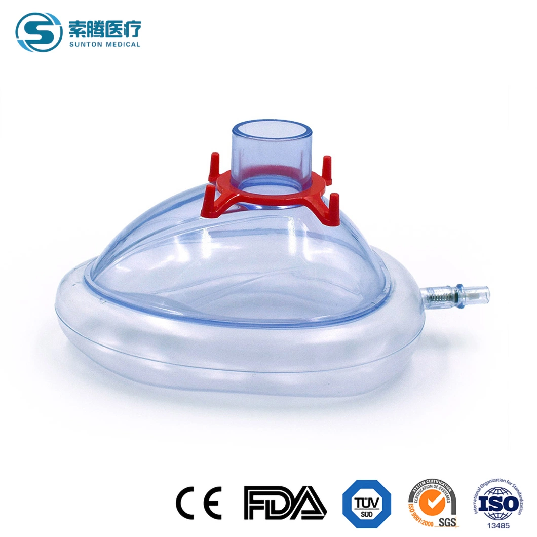 Sunton Sample Available Disposable 200cm Oxygen Tube High-Quality Colorful Soft Silicone China Anesthesia Mask Supplier