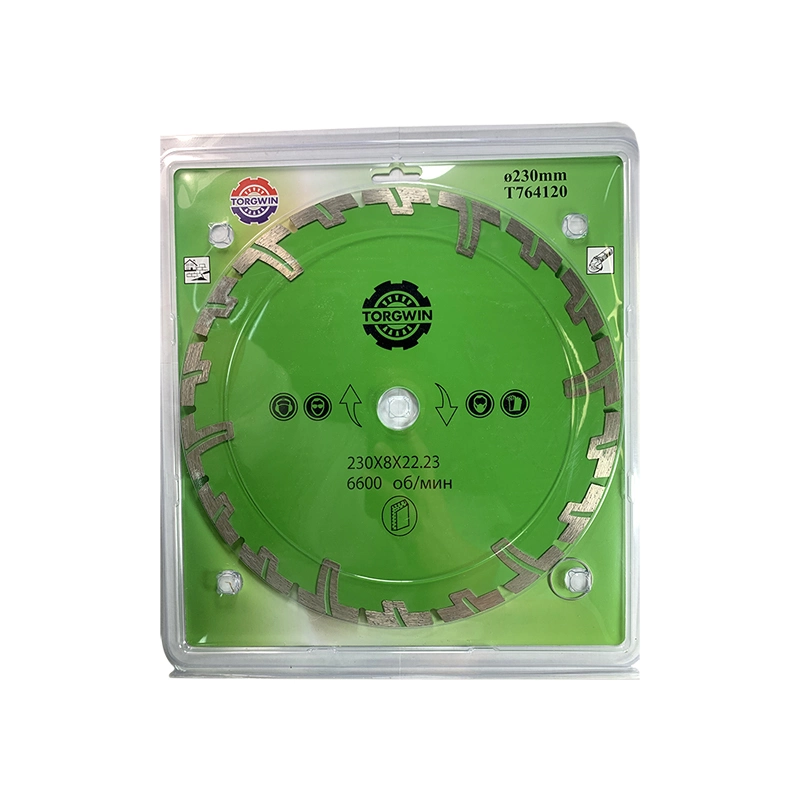 Diamond Saw Blade Cutting Wheel 9 Inch for Granite Stone Cutting Disc with T-Protective Segment