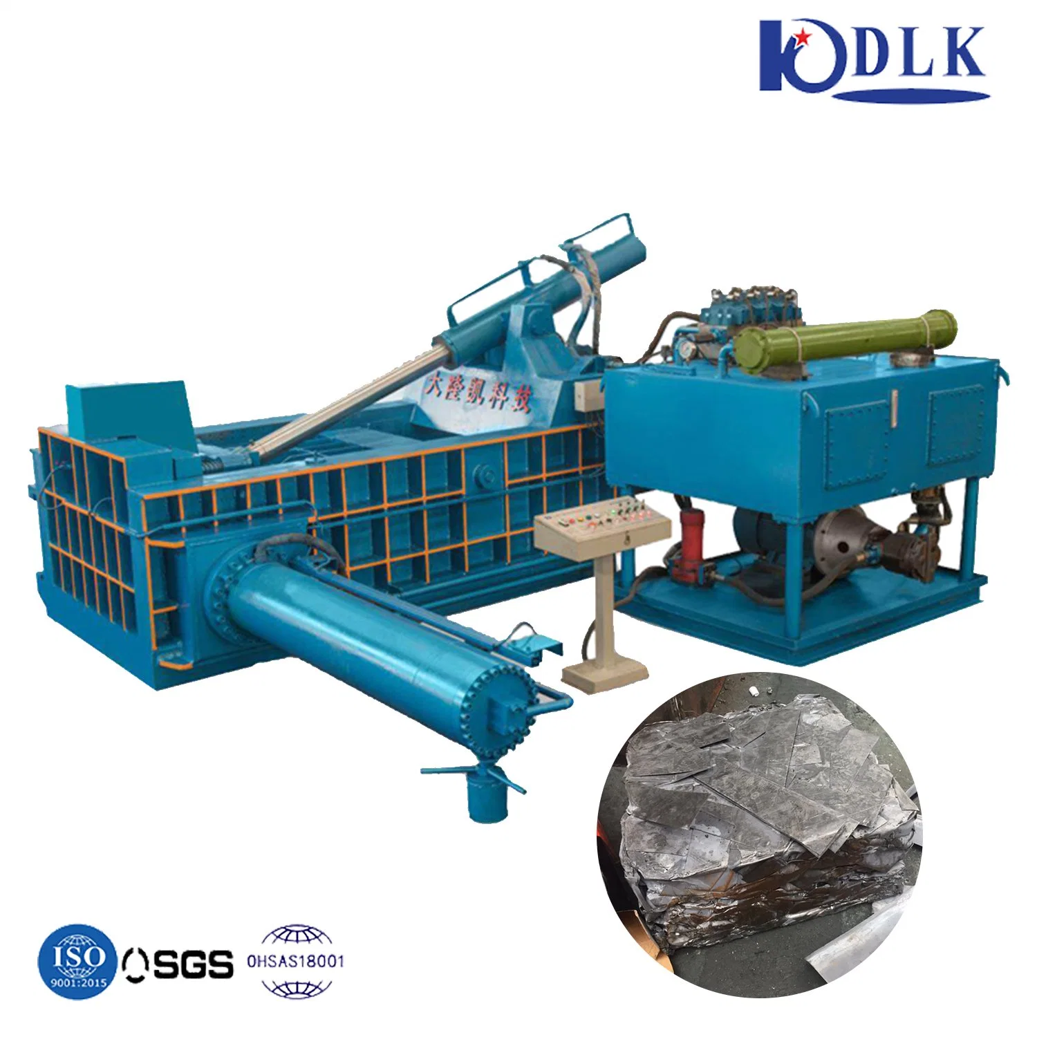 Y81f-160 Iron Aluminum Copper Wire Recycling Equipment Pressing Bales