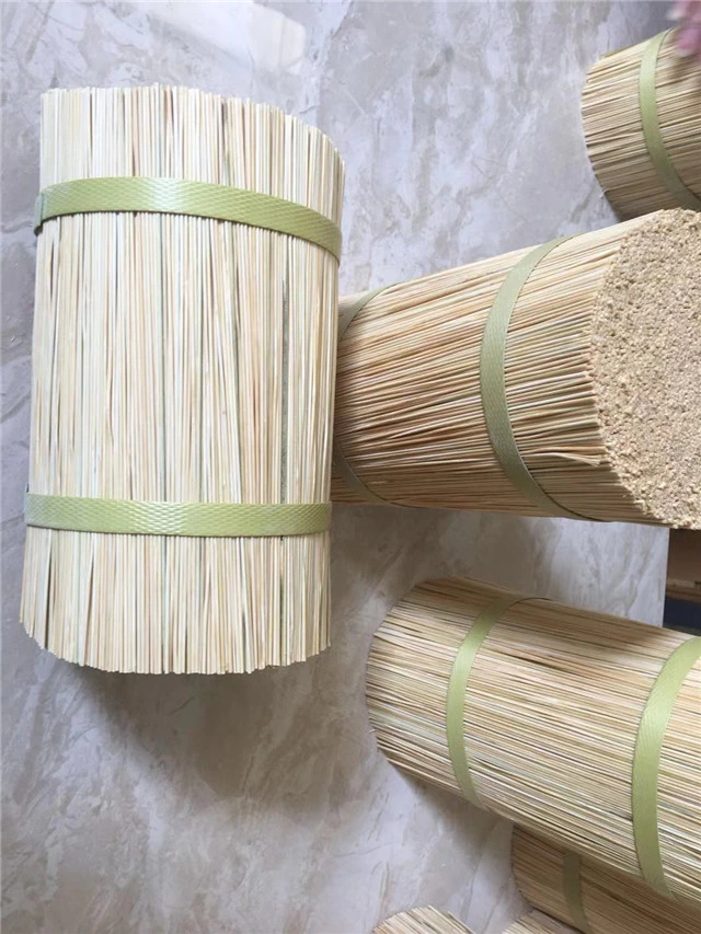 Fábrica chinesa Natureza Redonda Bamboo Stick para fazer Incenso