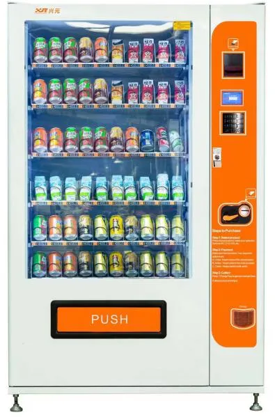 Máquina de Venda Combo de bebidas e snacks com sistema de refrigeração para Malásia Ringgit