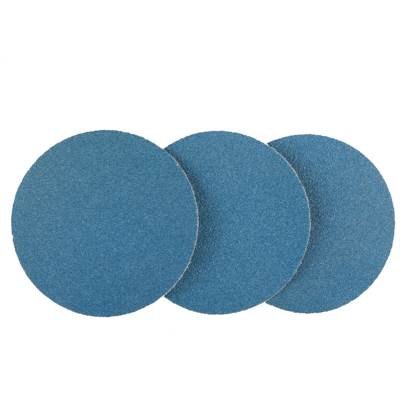 blue Sanding Disc Grinding Polish 6inch Zirconia Alumina Round Paper Velcro Disc