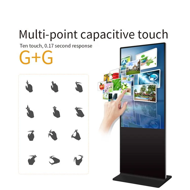 Floor Standing Hand Dispenser LCD Digital Signage/Digital Signage Display Stands