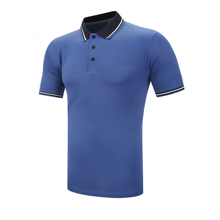 Custom Design Branded Polo Shirt Golf Polo for Men Black Polo Shirt Red Collar Poly Cotton Polo T Shirt
