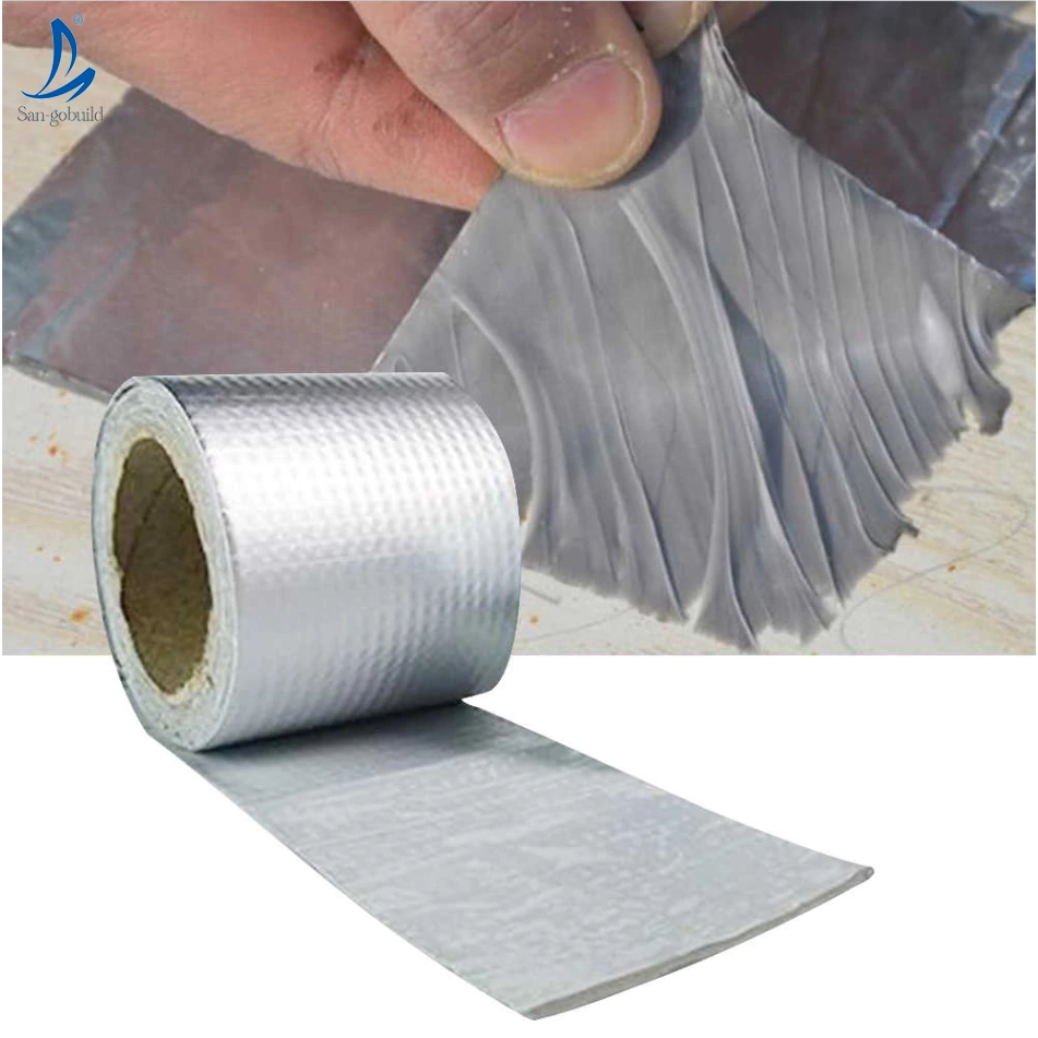 Leakage Instant Stop Butyl Rubber Self Adhesive Tapes Peel and Stick Easy Use for Roof Tank Pipes