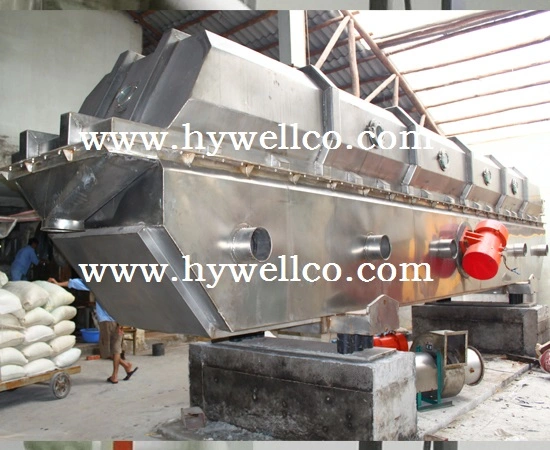 Zlg Horizontal Vibration Fluid Bed Dryer/Dry/Drying/Drier Machine for Egg Shell/Granular