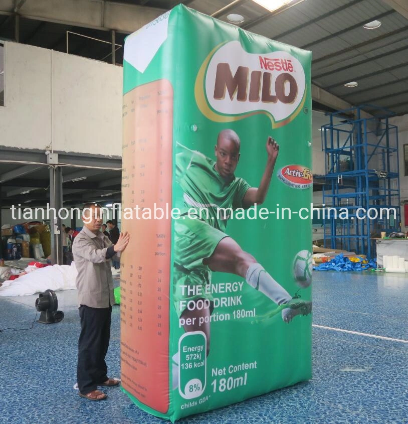 3m 10FT Caixa de leite para encher a publicidade dos produtos