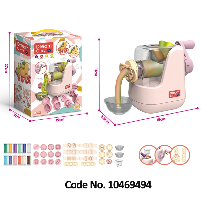 Juguetes educativos pasta para moldear el juego de herramientas para niños Cocina creaciones Playset de fideos y el heladero máquina Playdough Juguetes