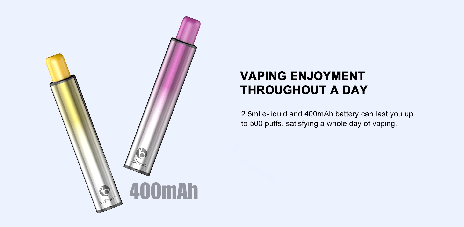 Vabeen Flex Nano 500puffs 20mg 50mg E Cigarette Wholesale/Suppliers Tpd Disposable/Chargeable Vape