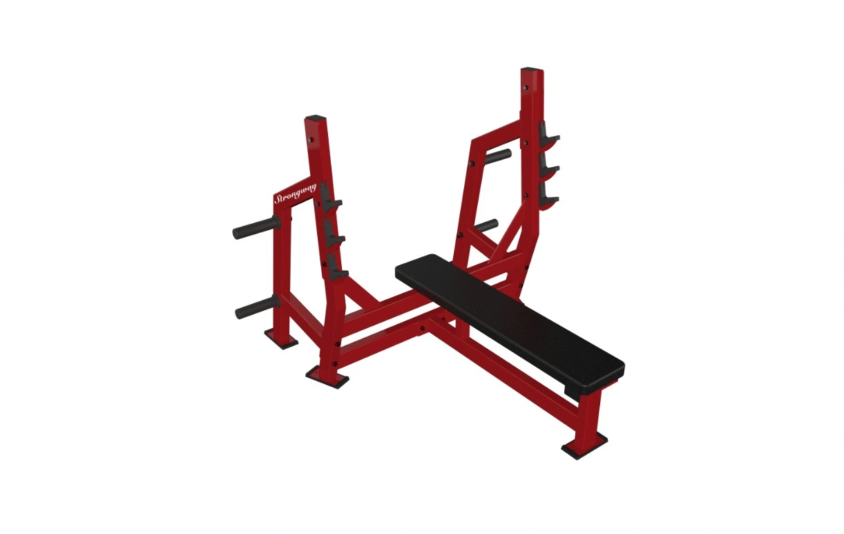 Equipo de ejercicio Comercial Chest Press Machine Strength Bench WT. Máquina de Prensa de caja de banco plano de almacenamiento