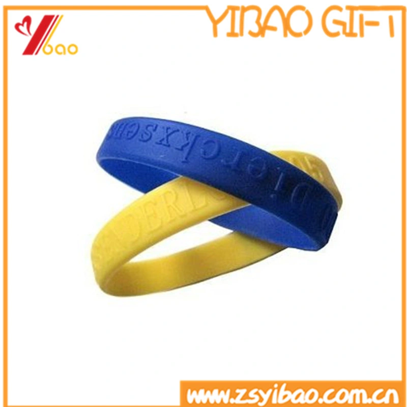 Top Sales Custom Logo Silicone Wristband for Promotion Gift (YB-SW-0005)