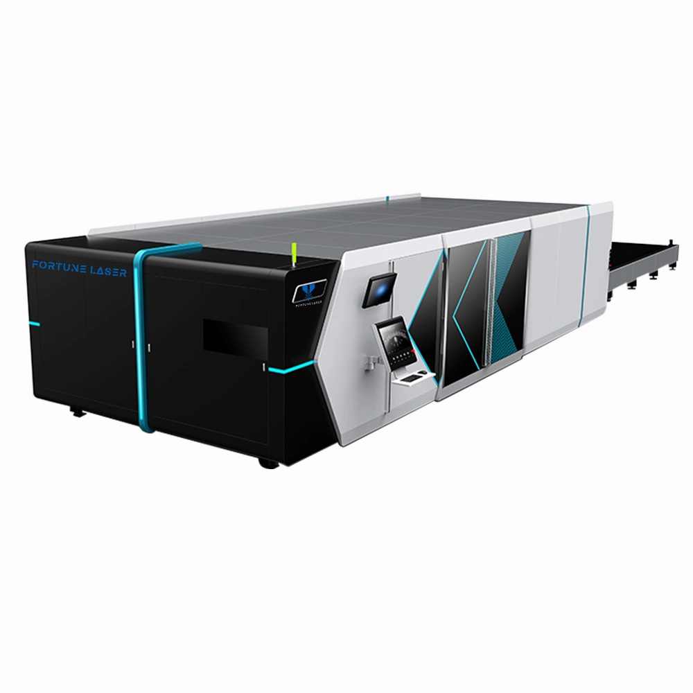 6 kw 8 kw 10kw 12kw Raycus Ipg Max Fibras Cortador Laser Tampa Completa de Potência Elevada Metal CNC máquina de corte de fibra a laser para máquinas agrícolas Indústria Aeroespacial