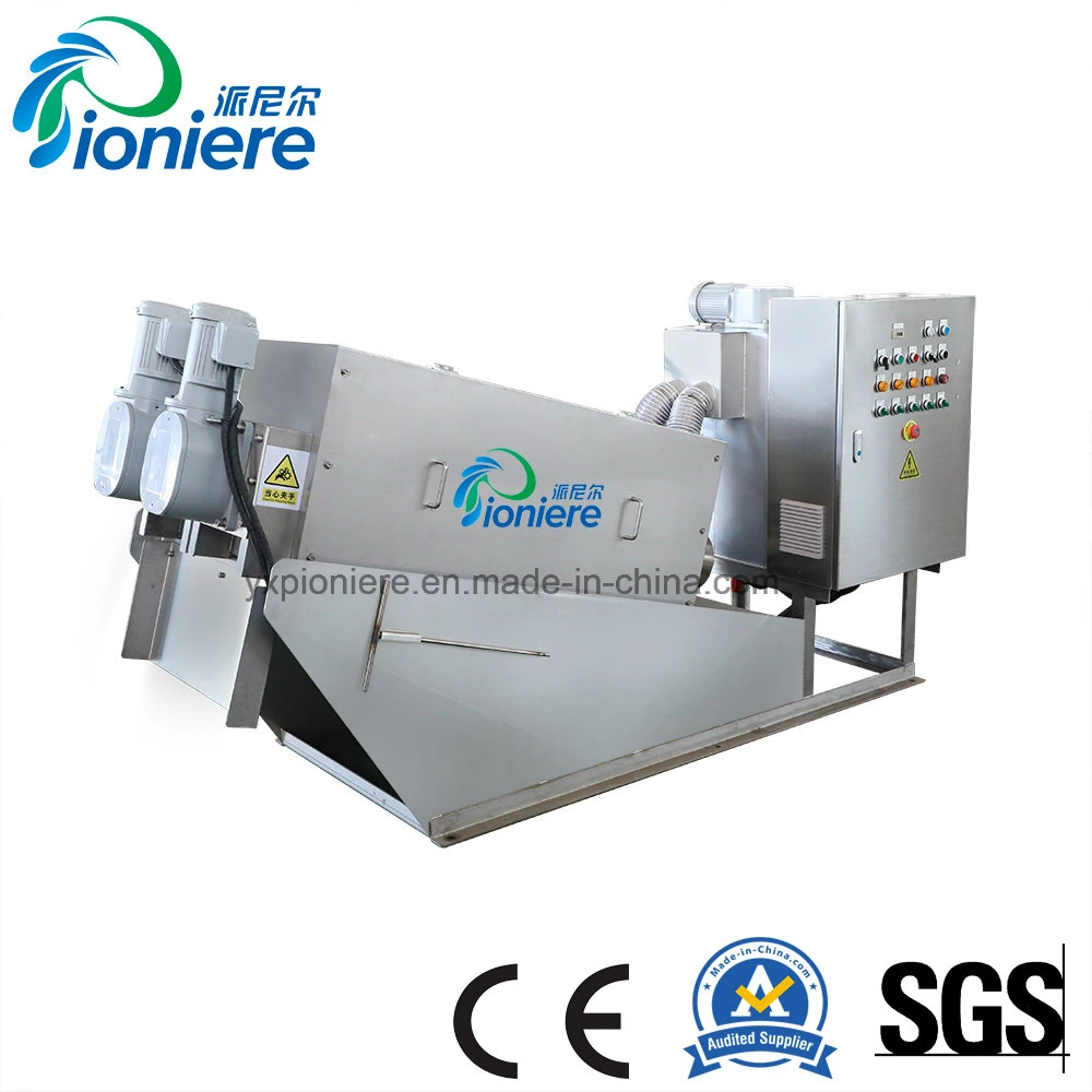 Multi-Plate Sludge Dewatering Equipment for Slaughter Wastewater/Injection Sewage Treatment Equipment