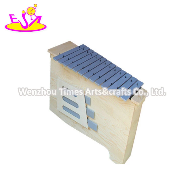 2021 New Arrival Gray Wooden Educational Knock Piano for Toddlers W07c093A