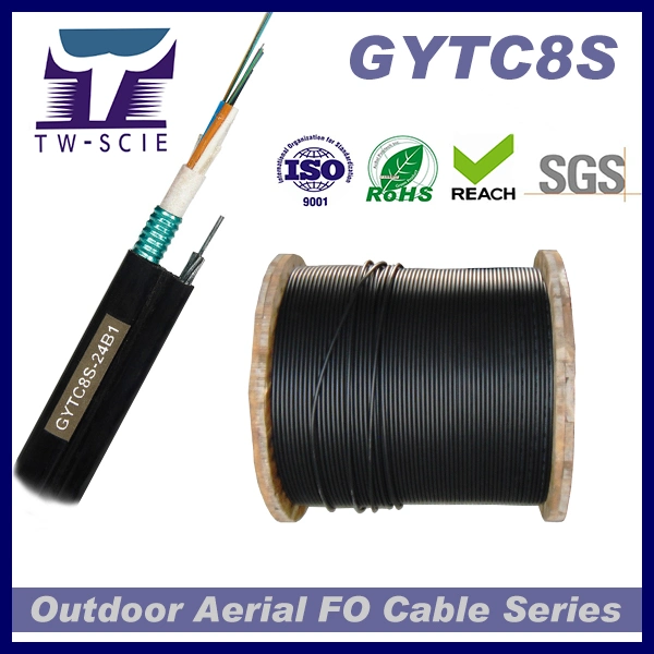 2-288 Core Fig 8 Outdoor Fiber Optic Communication Cable GYTC8S