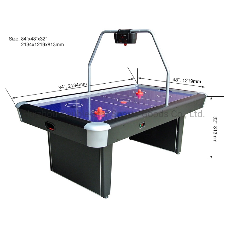 6FT 7FT Electric Air Hockey Table with Overhead LED