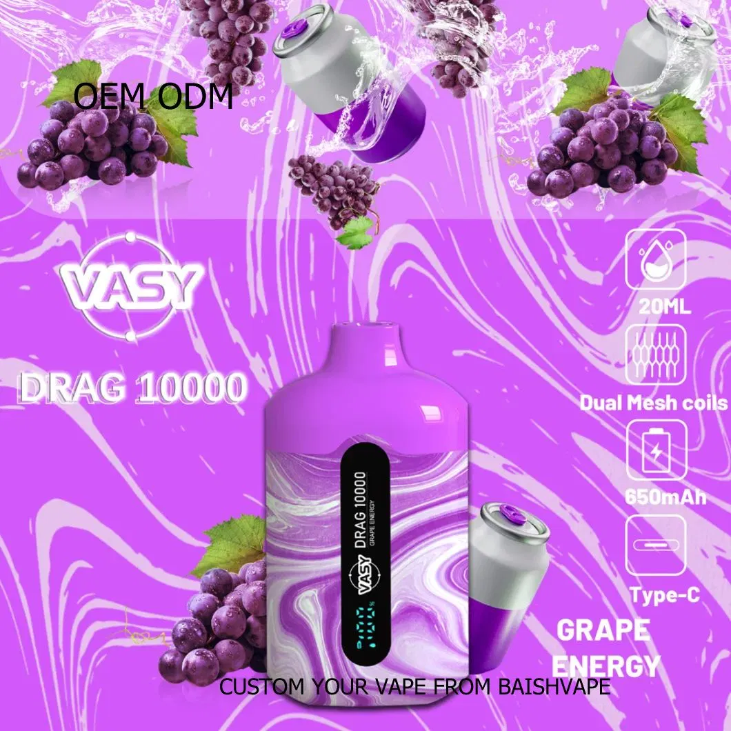 Vasy Drag 10000 Puff Zbood Custom Logo Pi7000 Elux-S Legend Drag Geekvape Stlth Vaporizer Disposable/Chargeable Vape