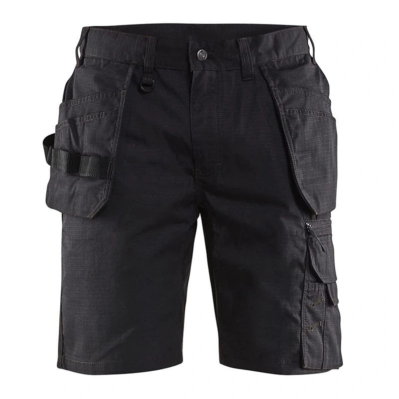 Men's Ripstop Carpenter Short Workwear Ripstop Breathable Stretch Work Shorts with Utility Pockets