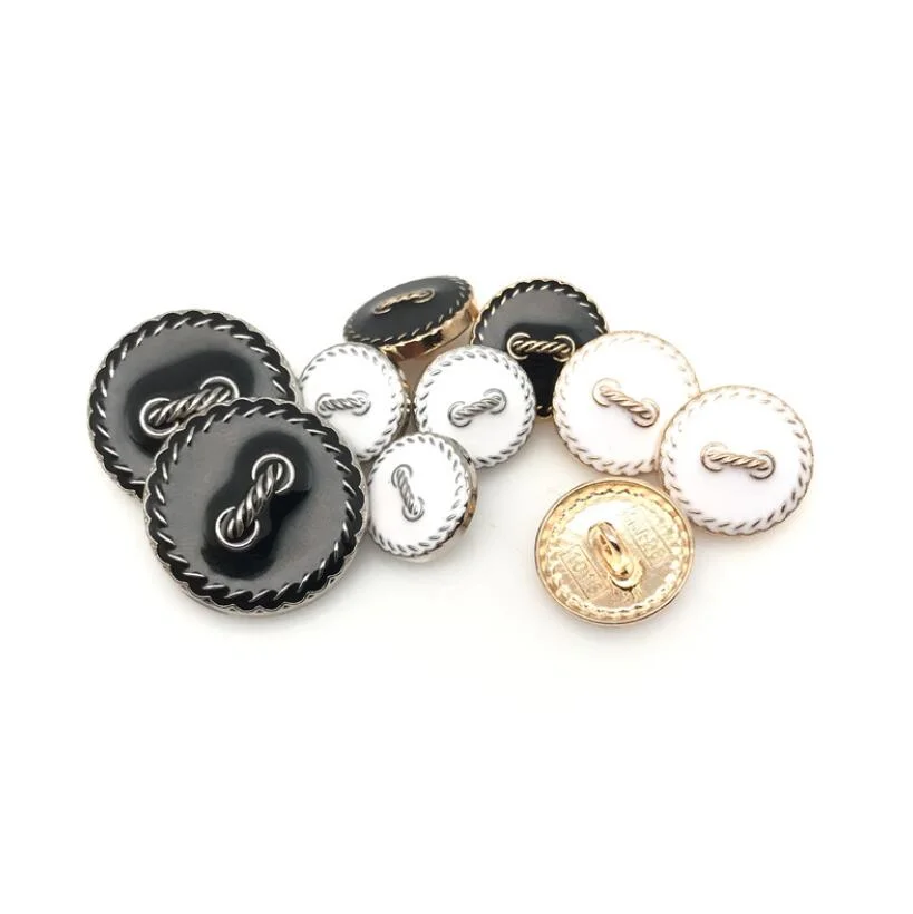 All Types of Buttons Dress Black Big Chinese Custom Coat Fancy Metal Customized Buttons for Women Clothes