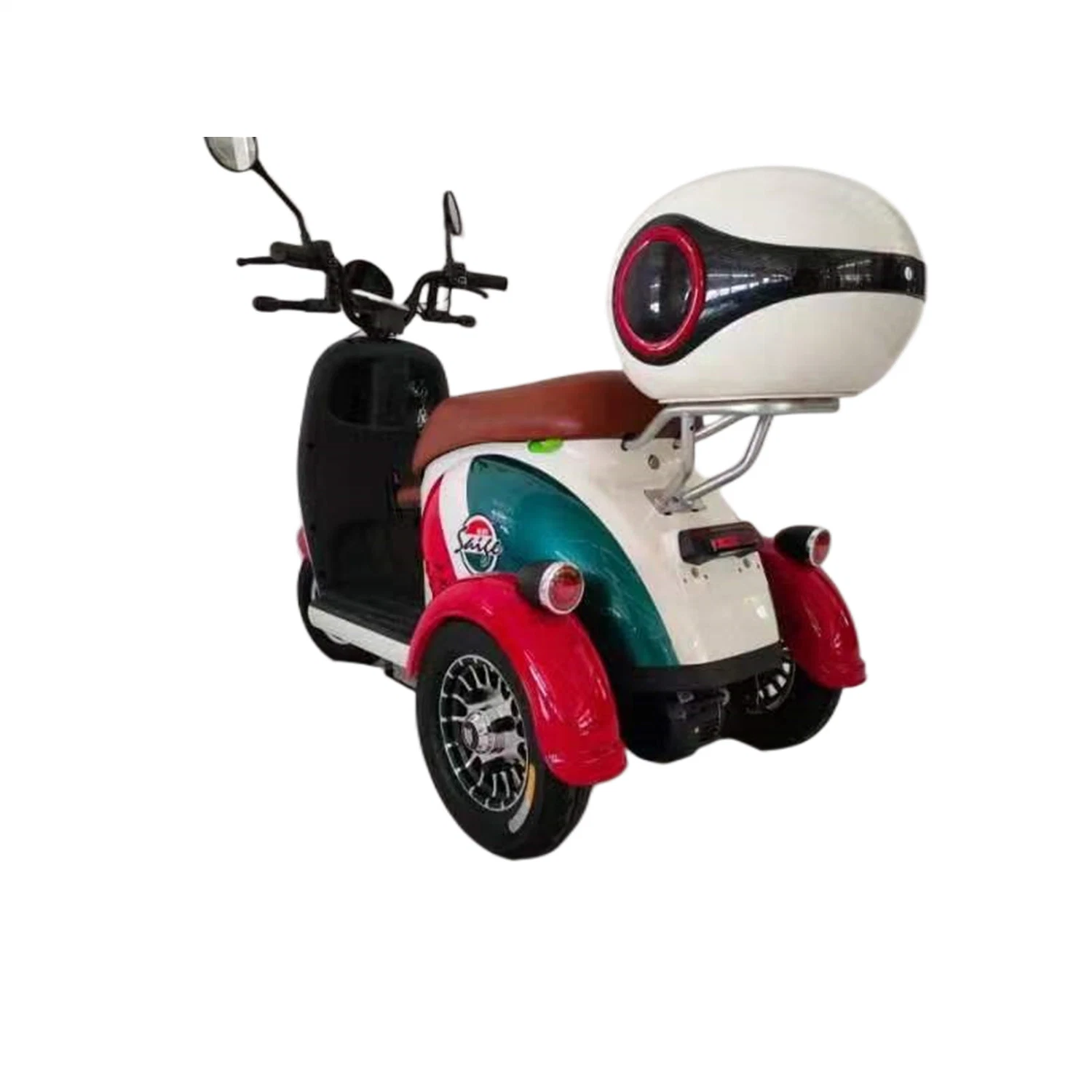 Saige Elektro Dreirad Cargo Trike mit Sitzen Erwachsene drei Rad Elektromotorrad Neue Energie Fahrzeuge