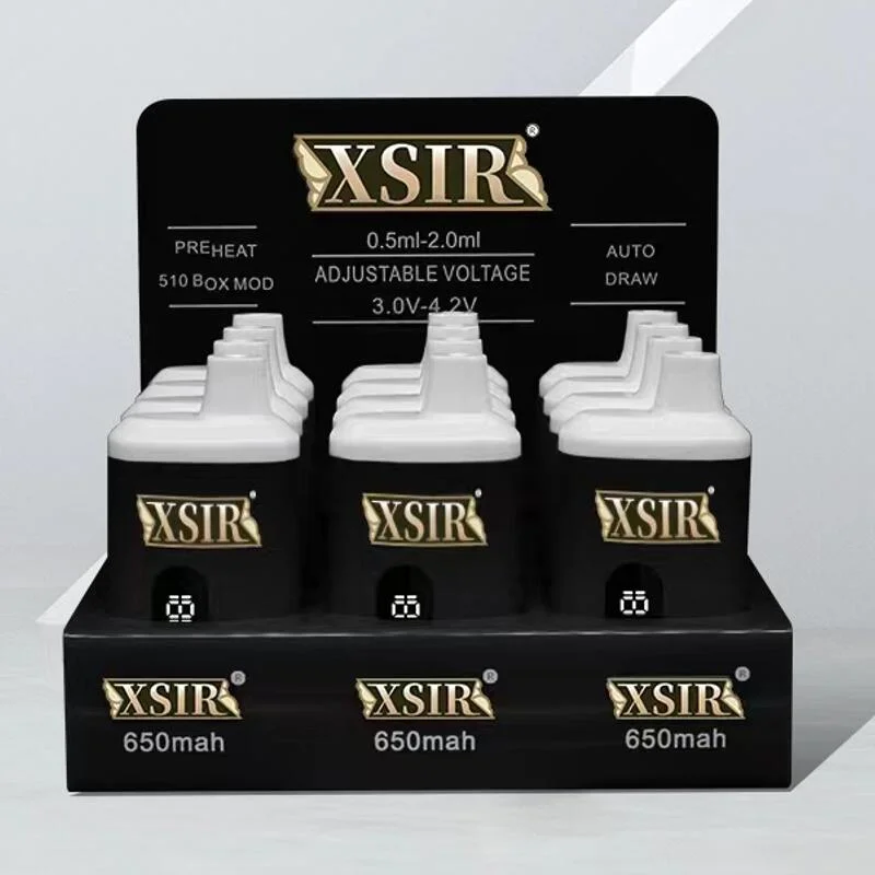 Bateria de cobertura de rosca Xsir 510 com ecrã indicador para C-BD Vape