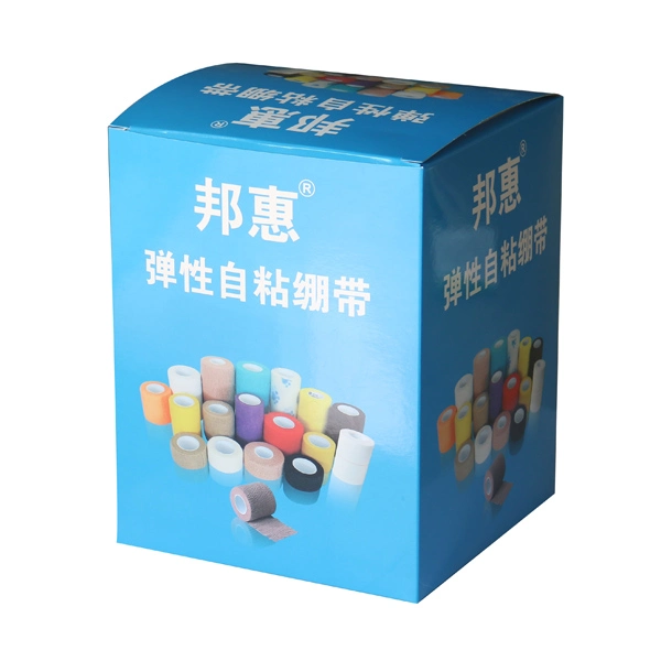 OEM Service Cohesive Bandage Vetwrap Self Adhesive Elastic Bandage Printed