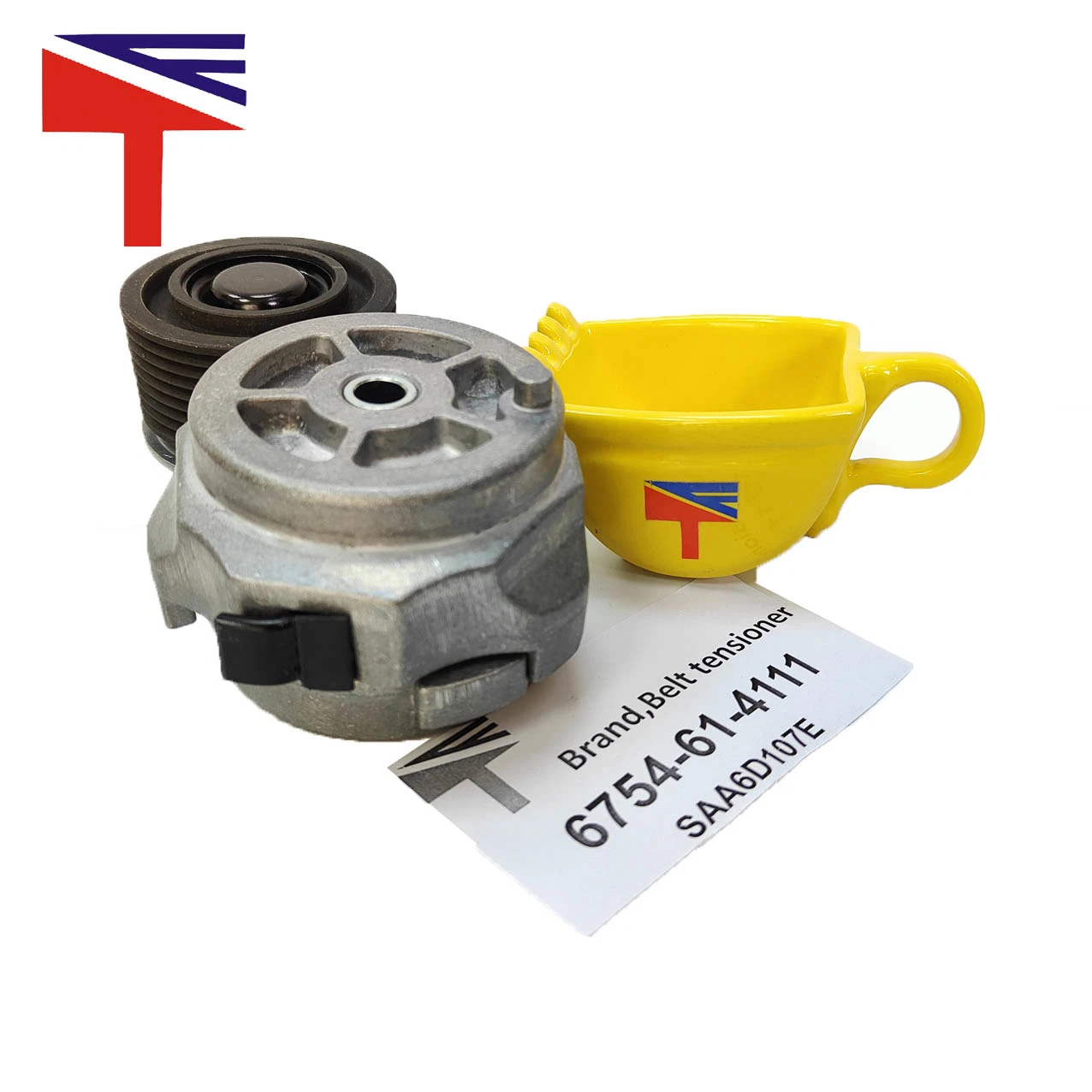 Diesel Engine Belt Tensioner Accessories Parts Number 6754-61-4111 for Engine PC200-8 SAA6d107e