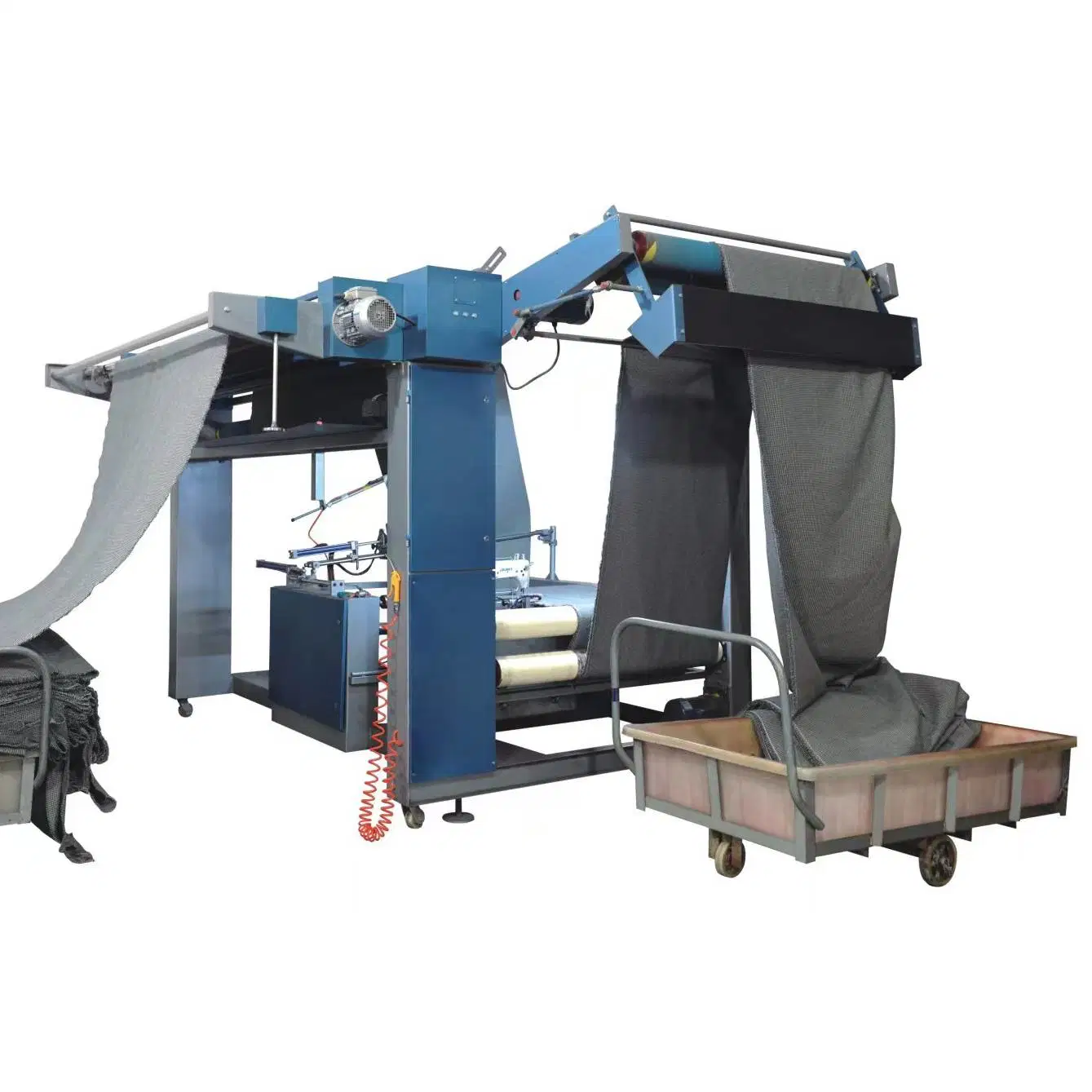 High Efficient Automatic Fabric Folding Double Tubed Machine