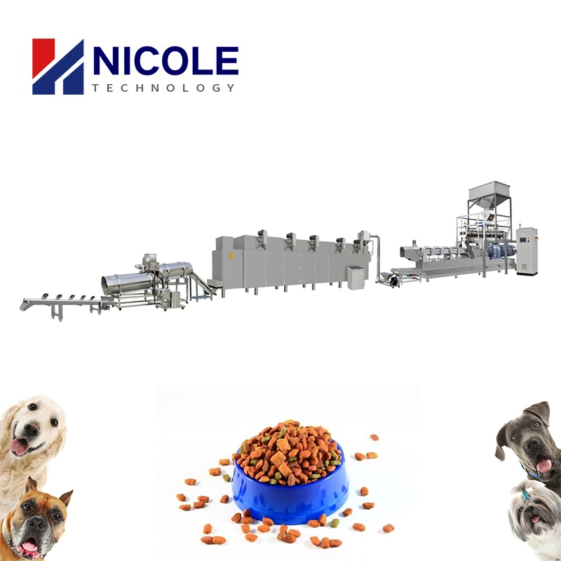 Automatische Produktion Von Pet Food Dog Food Doppelschnecken-Extrusionsanlagen Linie