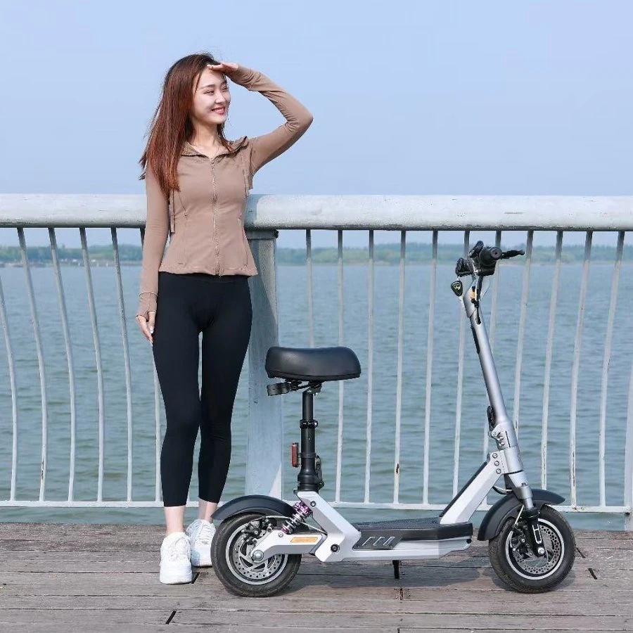 Hot Selling Leo Folding Bicycle Electric 48V 400W Sports Bicycle Electric Scooter Lithium Battery