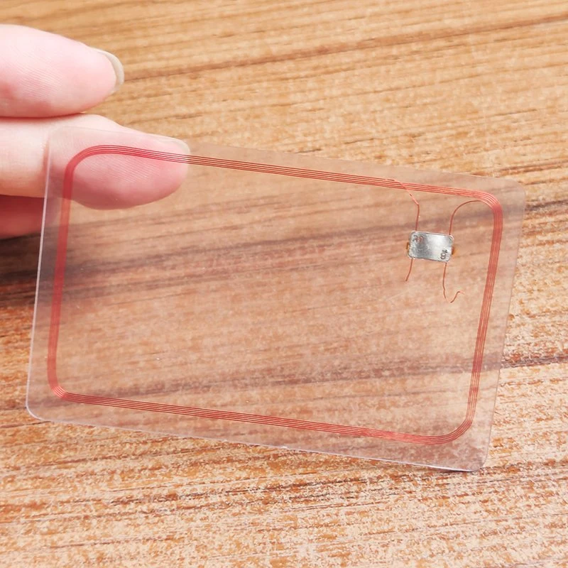 Hot Sale PVC Plastic Transparent Business Card