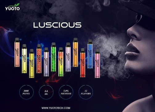 Fábrica original Yuoto delicioso 3000puffs desechable E Cigarette al por mayor Puff Además de fumar desechable máquina eléctrica de cigarrillos