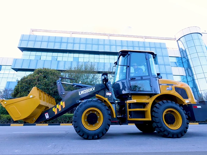 Garden Tractor with Front Loader 1.4ton Mini Wheel Loader Lw180fv