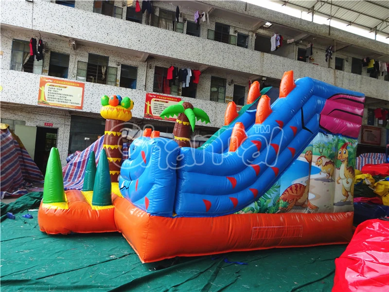 Commercial Outdoor Dinosaur Inflatable Combo Bouncy Castle Bouncer Combo Jumper Inflatable Jumping Castle for Sale Chb1454