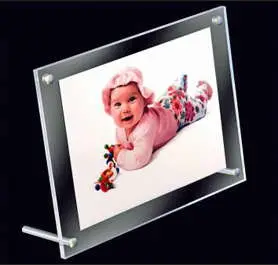 Customize Wholesale/Supplier New Clear Magnet 4X6 Acrylic Picture Clear Transparent Frame