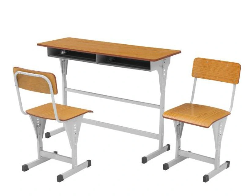 أثاث المدرسة المتوسطة الخشب أثاث الطلاب طاولة مقعد الصف أثاث