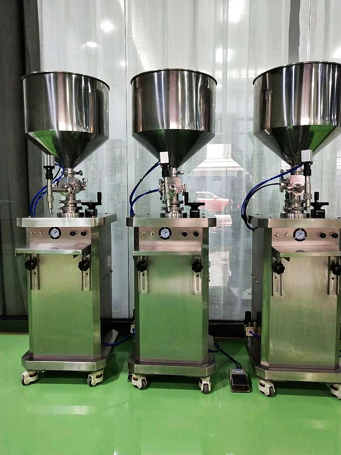 Semi Auto Filling Sealing Machine for Soft Plastic Tubes Cosmetics Products