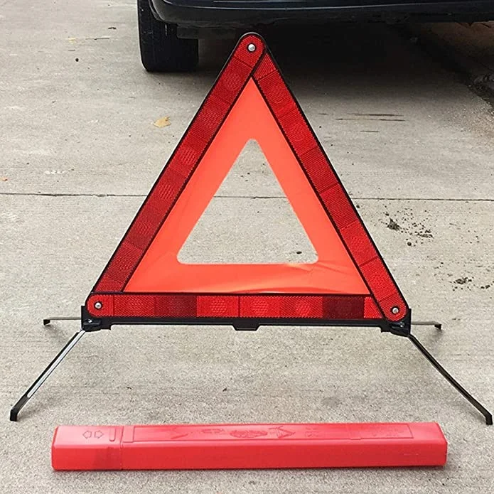 Warning Triangle, Foldable Emergency Reflector Roadside Hazard Sign