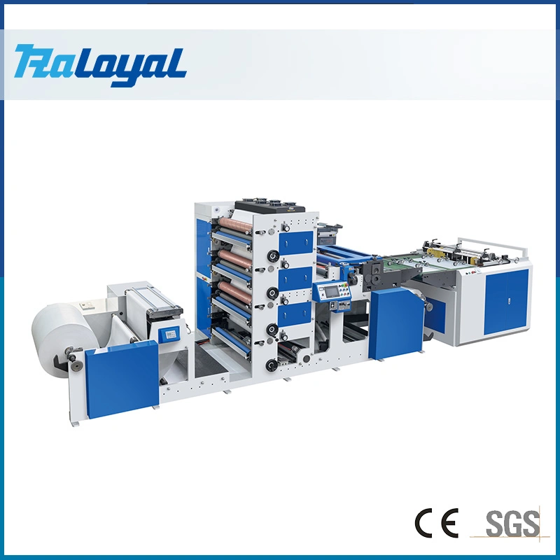 Factory Price High Precision Automatic Roll to Roll Vertical Flexo Label Printing Machine with Die Cut Station Cold Stamping