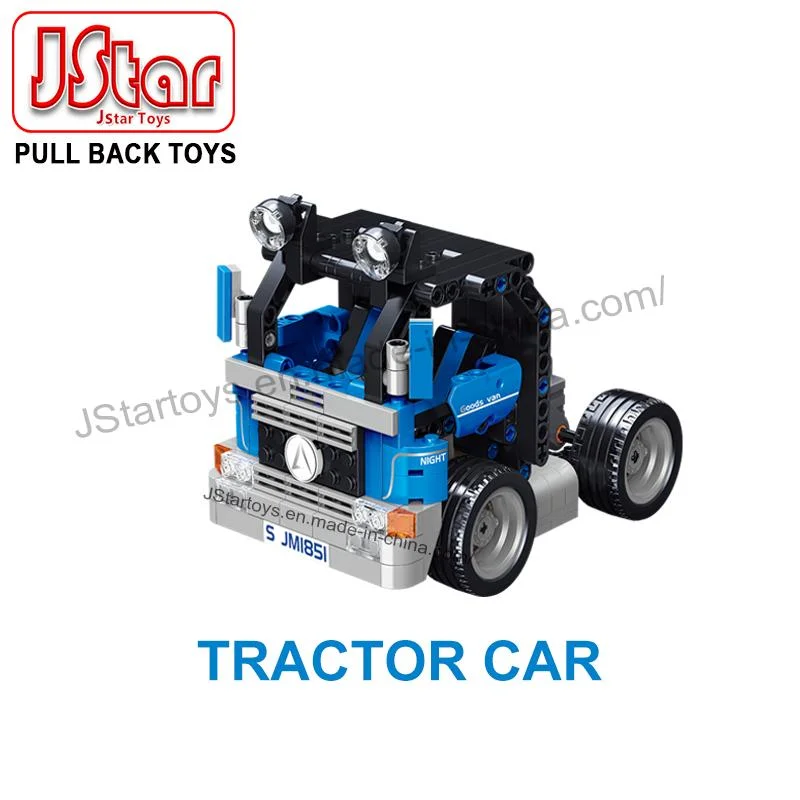 2023Jstar nova 255 PCS Classic Car Puxe a haste de blocos de construção Technic tijolos de bricolage define os brinquedos para crianças de construção de engenharia de aprendizagem carro ideal