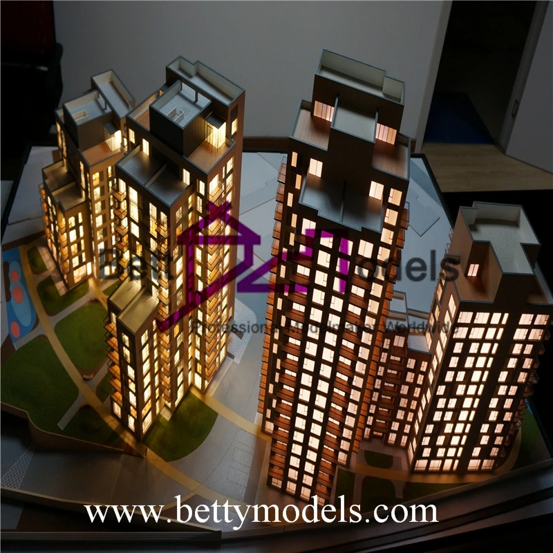 Customize Exhibition Architecture Scale Model Professional Building House 3D Physical Model Maker