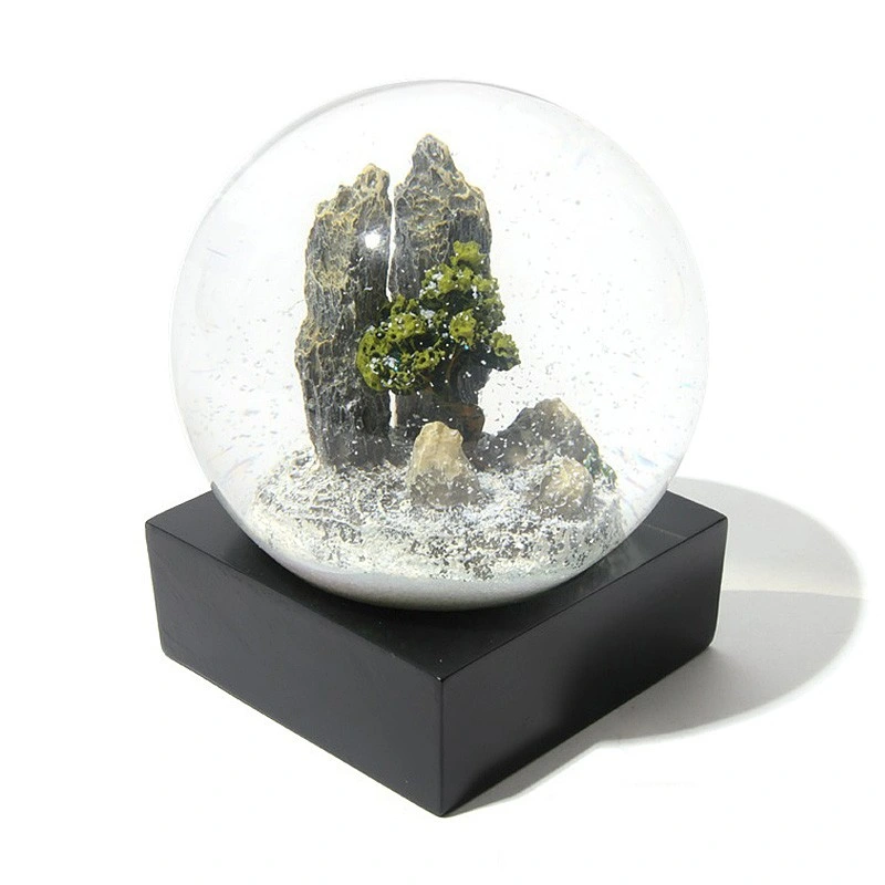 Resin Snowglobe 150mm Glass Snow Ball Snow Globe Home Decor