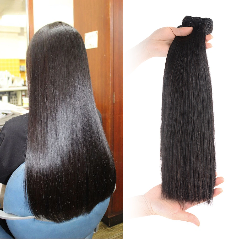 100% Human Virgin Wholesale Natural Unprocessed Double Drawn Hair Wefts