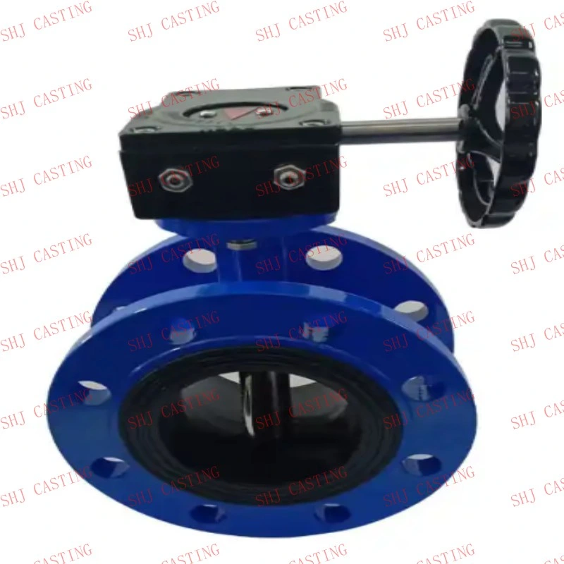 DIN ANSI Flanged Cast Ductile Iron Gg25 Ggg40 Ball Valve